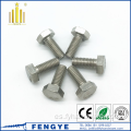 Tornillo de titanio ASTM B348 GR5 M3-M16 de alta calidad